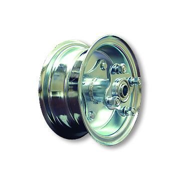 Steel 6" Wheel With 5/8" Bb Flanged Hub With Bolts 1039 Wide 