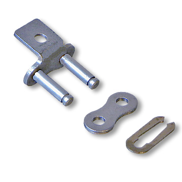 Attachment Chain C2052SS / 1-1/4 in Pitch Bent One Side 304 Stainless Steel Material Riveted A-1 Attachment 