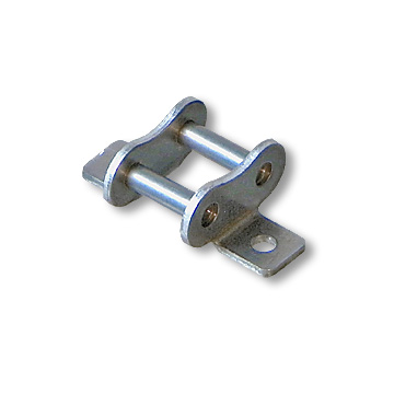 Bent K-1 Attachment Two Sides 600 Stainless Steel Material 40PHSS / 1/2 in Pitch Spring Clip Attachment Chain 