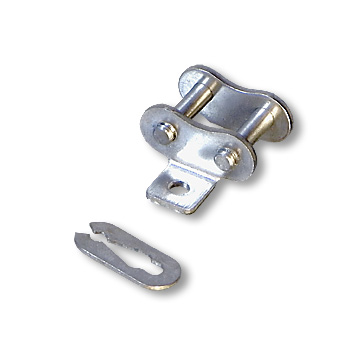 Spring Clip Two Sides Attachment Chain Bent K-1 Attachment 600 Stainless Steel Material 40PHSS / 1/2 in Pitch 